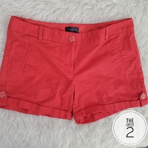 Size 2 The Limited Coral Cotton Shorts